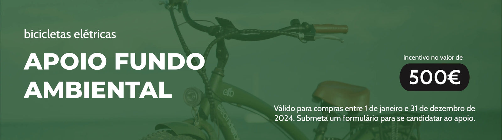 Incentivo Fundo Ambiental para Bicicletas Elétricas